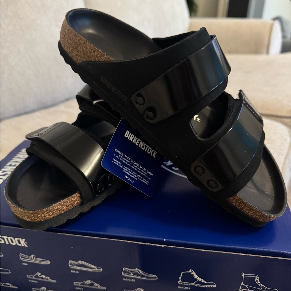 Birkenstock Black Uji sandals